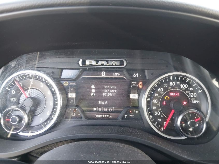 2021 Ram 1500 Big Horn 4X2 5'7 Box VIN: 1C6RREFT7MN593030 Lot: 43943069