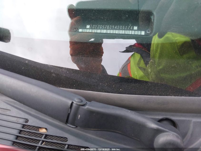 2009 Pontiac G6 VIN: 1G2ZG57B294205174 Lot: 43943070