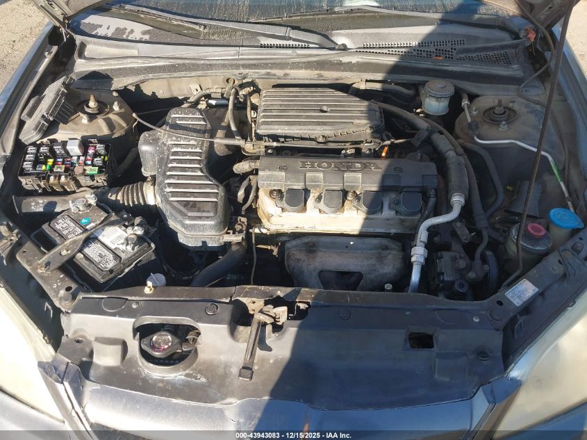 2005 Honda Civic Vp VIN: 2HGES16335H522620 Lot: 43943083