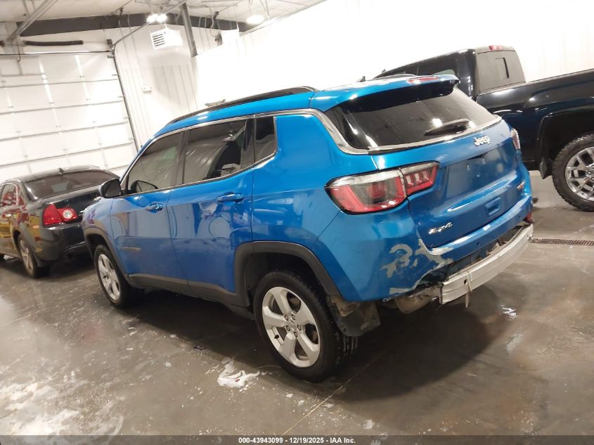 2018 Jeep Compass Latitude 4X4 VIN: 3C4NJDBB1JT176410 Lot: 43943099