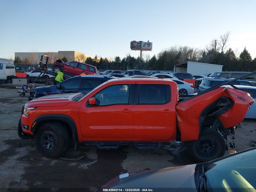 2025 Nissan Frontier Long Bed Pro-4X 4X4 VIN: 1N6ED1FK5SN628258 Lot: 43943114