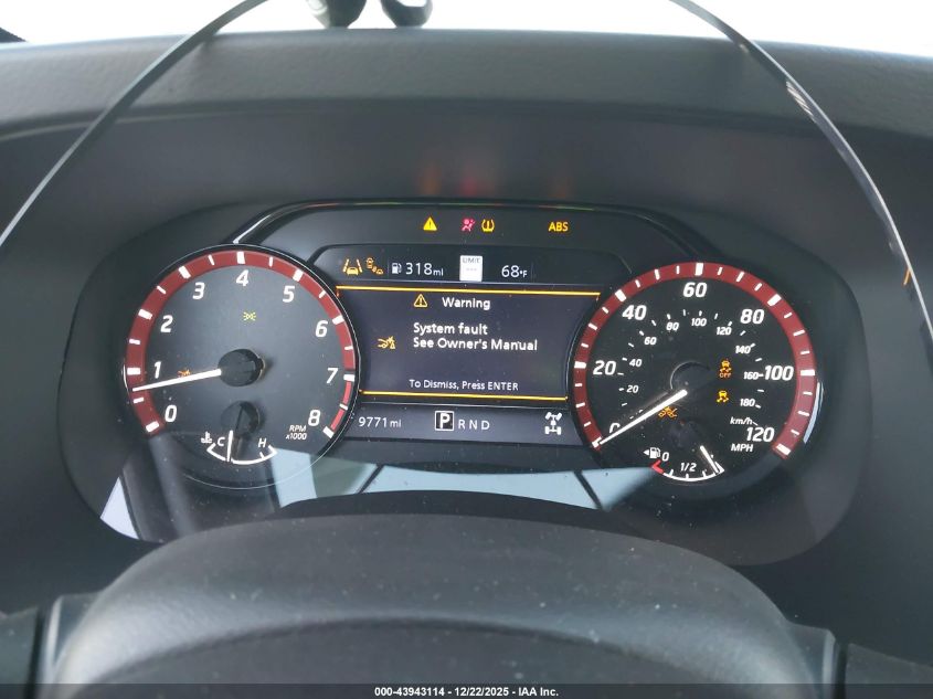 2025 Nissan Frontier Long Bed Pro-4X 4X4 VIN: 1N6ED1FK5SN628258 Lot: 43943114