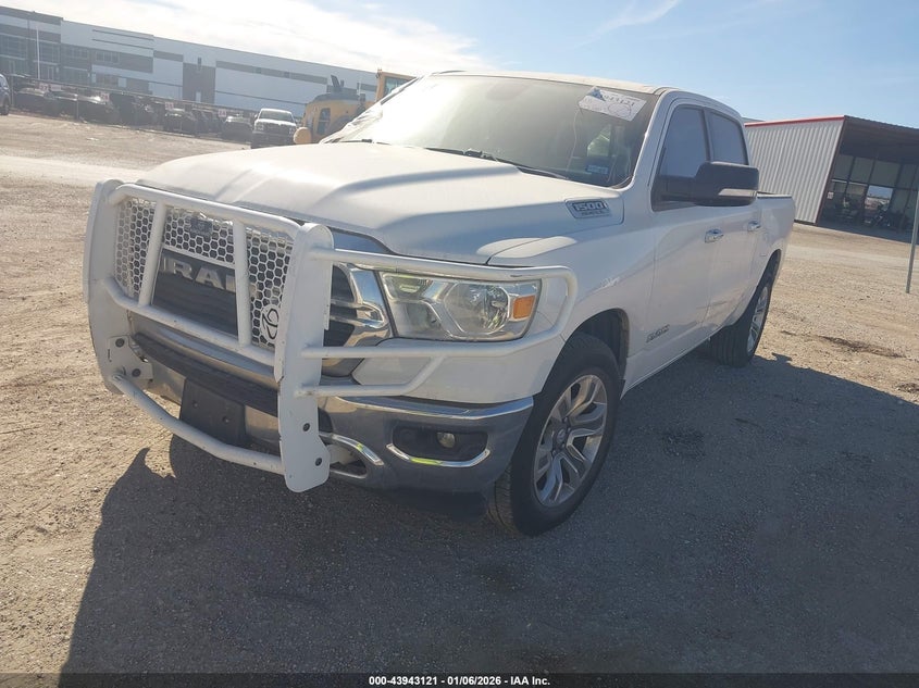 Vin: 1c6rreft5ln186032, lot: 44438751, ram 1500 lone star  4x2 5'7 box 20202