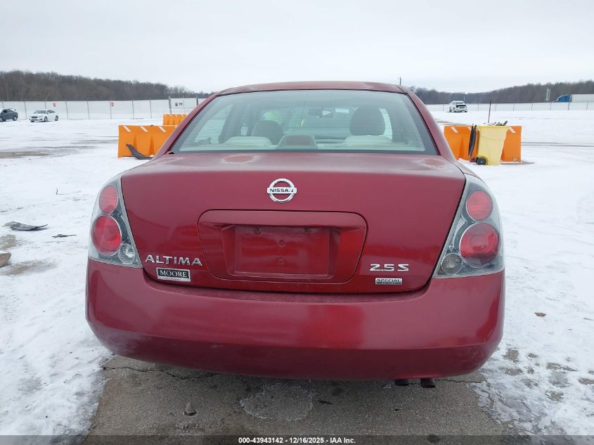 2006 Nissan Altima 2.5 S VIN: 1N4AL11D76N449972 Lot: 43943142