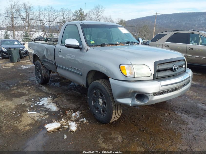 2003 Toyota Tundra Sr5 V8 VIN: 5TBKT441X3S408462 Lot: 43943170