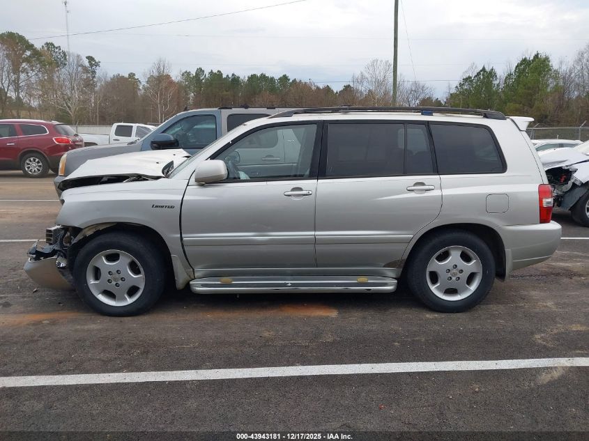 2004 Toyota Highlander Limited V6 VIN: JTEDP21A240032658 Lot: 43943181