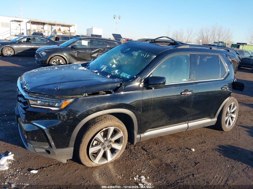 2023 Honda Pilot Awd Elite VIN: 5FNYG1H80PB043604 Lot: 43943183