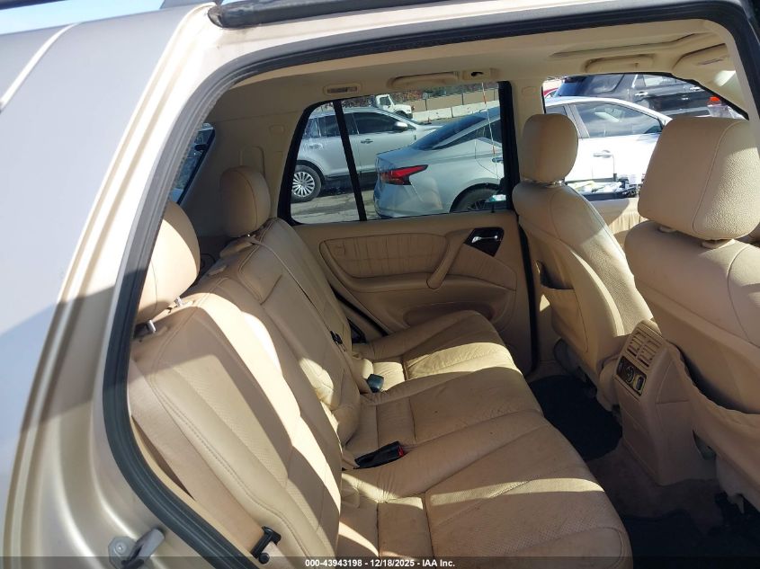 2005 Mercedes-Benz Ml 350 4Matic VIN: 4JGAB57EX5A536433 Lot: 43943198