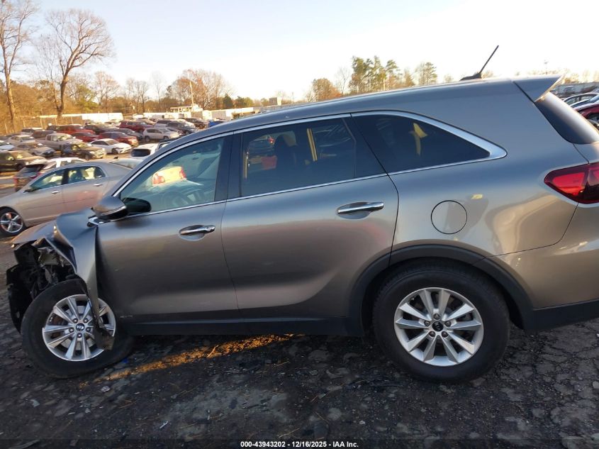 2019 Kia Sorento 2.4L Lx VIN: 5XYPGDA37KG447867 Lot: 43943202