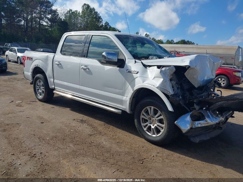2016 Ford F-150 Lariat VIN: 1FTEW1EF8GFA68092 Lot: 43943225