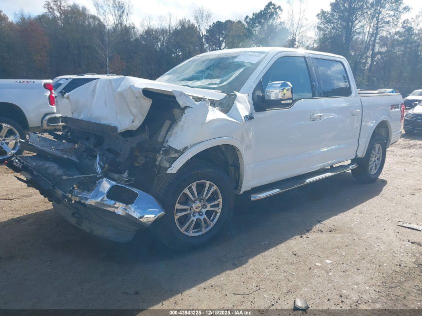 2016 Ford F-150 Lariat VIN: 1FTEW1EF8GFA68092 Lot: 43943225