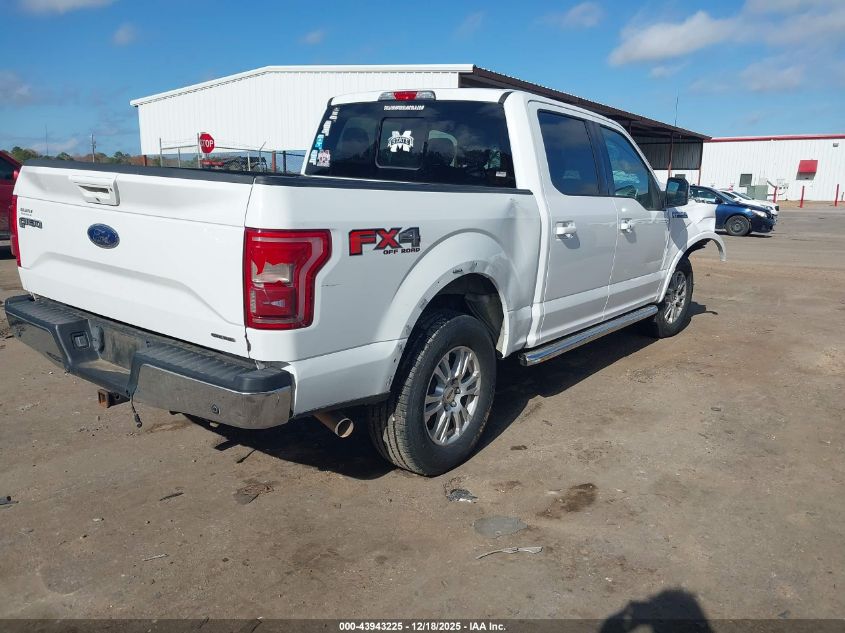 2016 Ford F-150 Lariat VIN: 1FTEW1EF8GFA68092 Lot: 43943225
