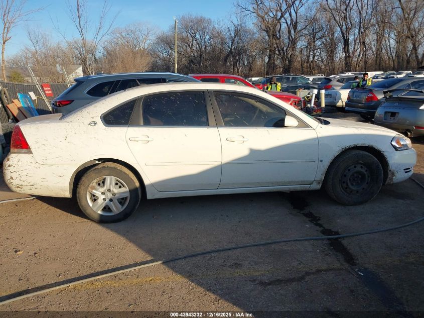 2008 Chevrolet Impala Ls VIN: 2G1WB58K181296565 Lot: 43943232