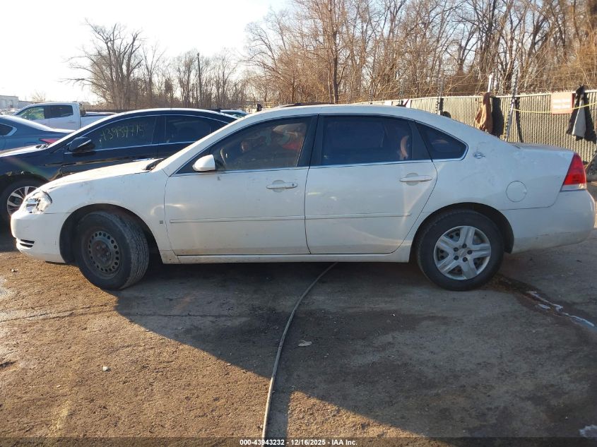 2008 Chevrolet Impala Ls VIN: 2G1WB58K181296565 Lot: 43943232