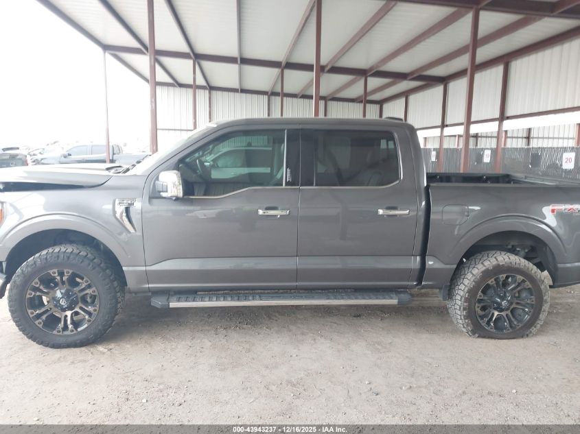 2021 Ford F-150 Lariat VIN: 1FTFW1E81MFA25036 Lot: 43943237