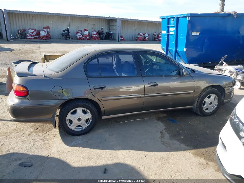 2001 Chevrolet Malibu Ls VIN: 1G1NE52J616159669 Lot: 43943246