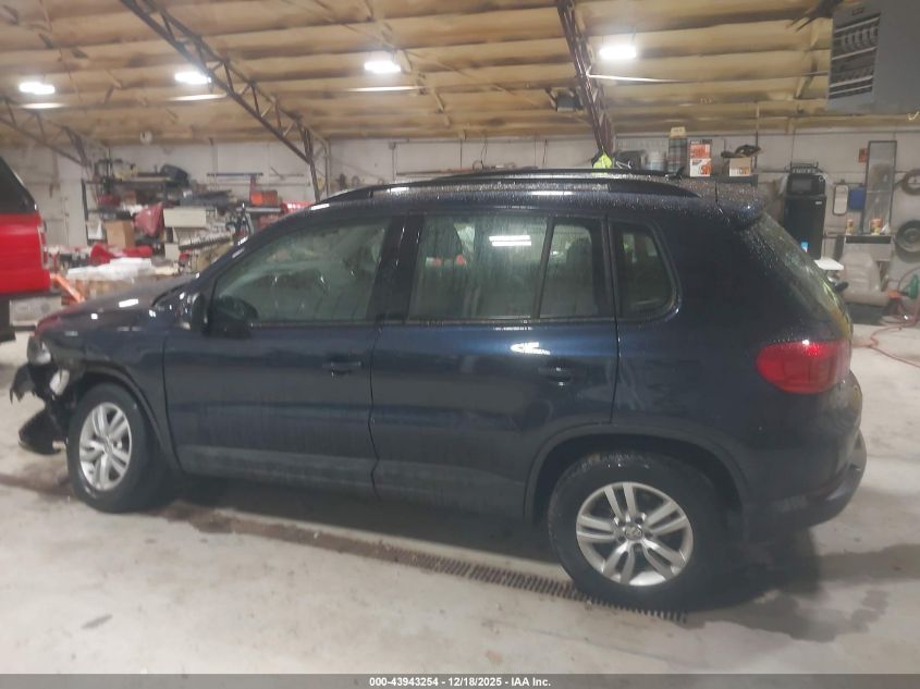 2016 Volkswagen Tiguan S VIN: WVGBV7AX3GW569684 Lot: 43943254