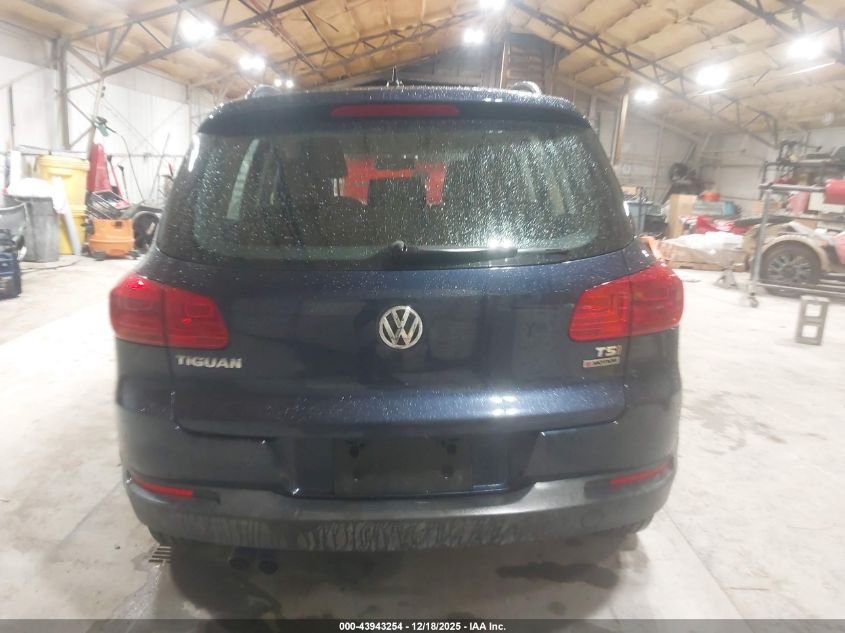 2016 Volkswagen Tiguan S VIN: WVGBV7AX3GW569684 Lot: 43943254
