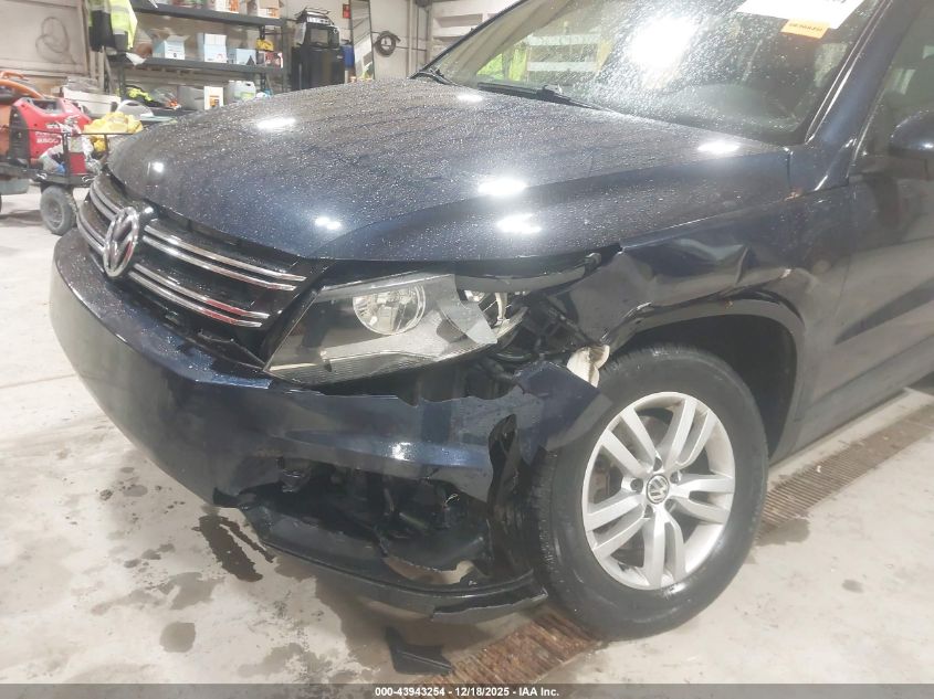 2016 Volkswagen Tiguan S VIN: WVGBV7AX3GW569684 Lot: 43943254