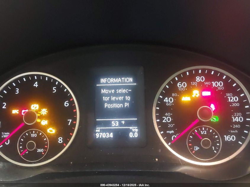 2016 Volkswagen Tiguan S VIN: WVGBV7AX3GW569684 Lot: 43943254