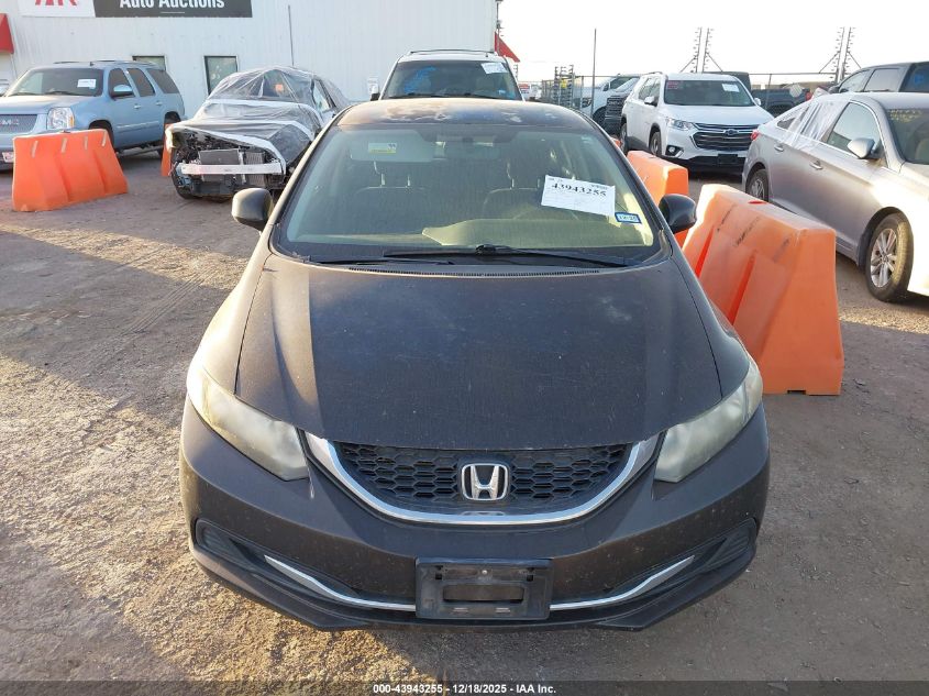2013 Honda Civic Lx VIN: 2HGFB2F5XDH504139 Lot: 43943255