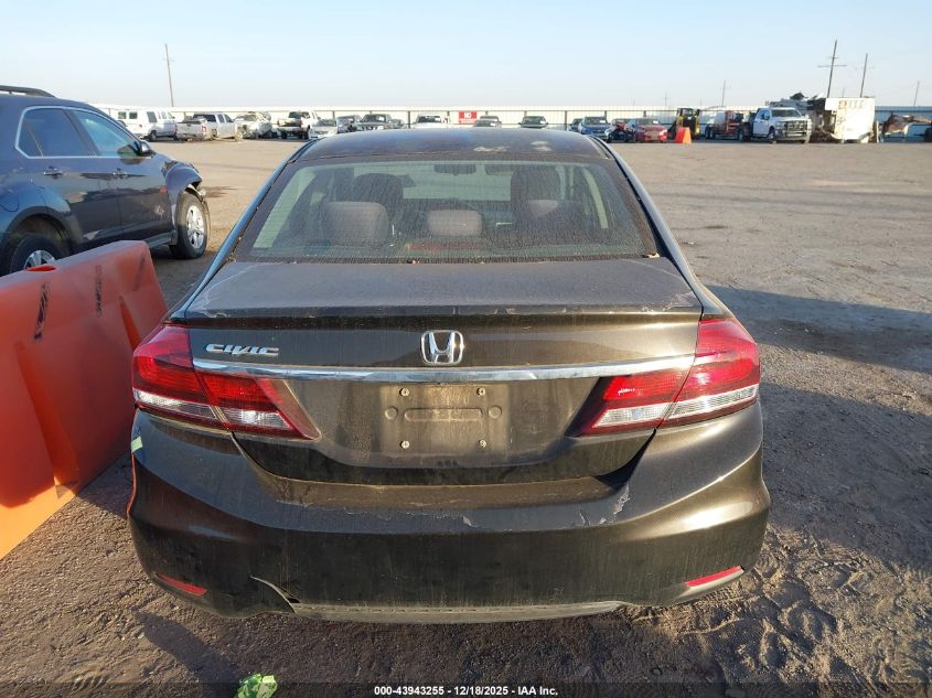 2013 Honda Civic Lx VIN: 2HGFB2F5XDH504139 Lot: 43943255