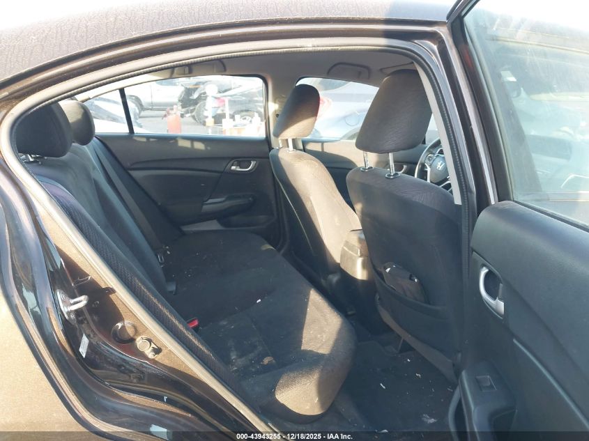 2013 Honda Civic Lx VIN: 2HGFB2F5XDH504139 Lot: 43943255