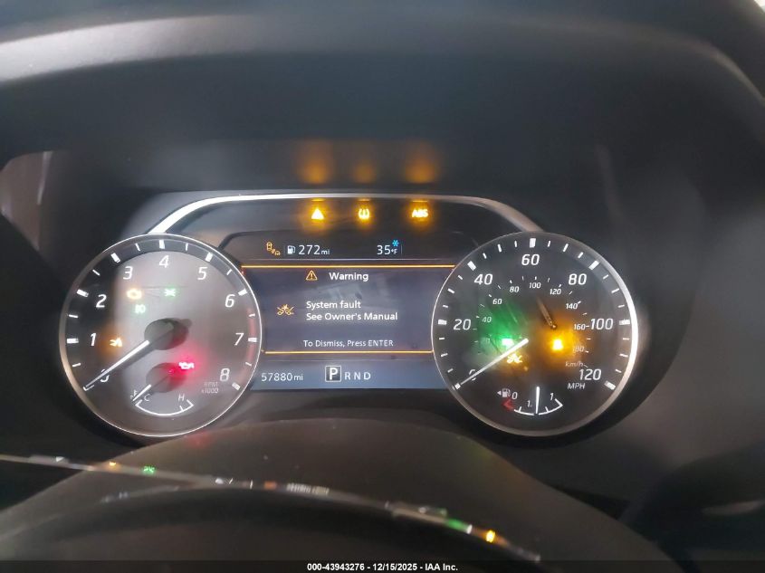 2020 Nissan Titan Sl 4X4 VIN: 1N6AA1ED1LN512132 Lot: 43943276