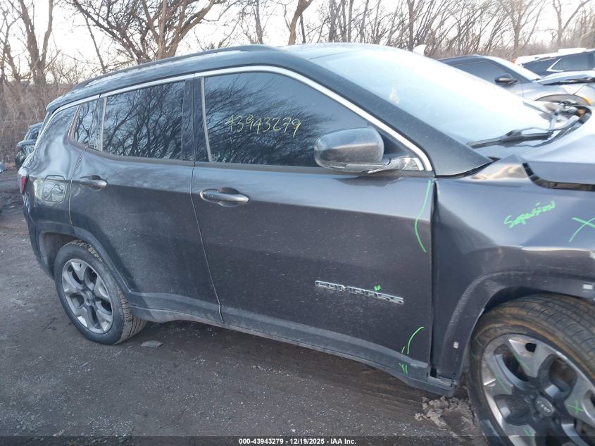 2018 Jeep Compass Limited Fwd VIN: 3C4NJCCB2JT193323 Lot: 43943279