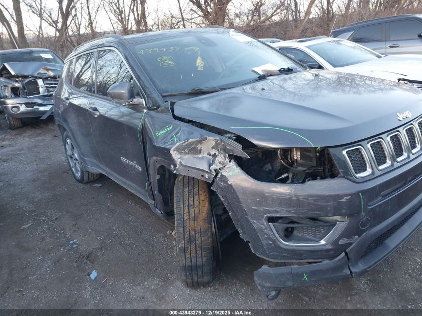 2018 Jeep Compass Limited Fwd VIN: 3C4NJCCB2JT193323 Lot: 43943279