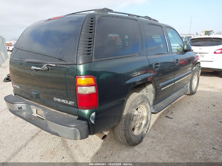 2002 Chevrolet Tahoe Lt VIN: 1GNEC13ZX2R222113 Lot: 43943291