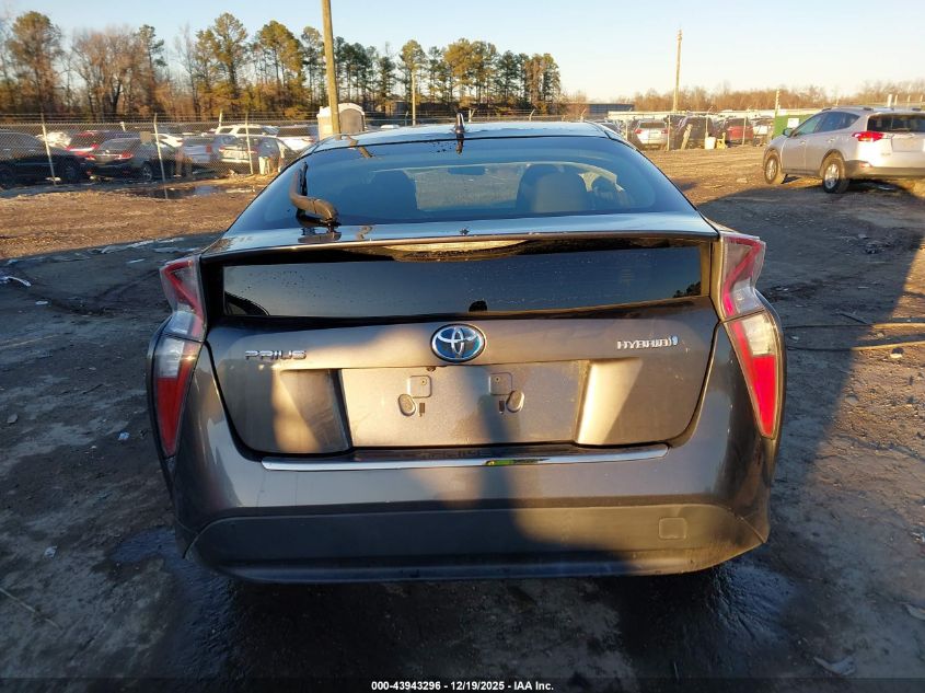 2016 Toyota Prius Two VIN: JTDKBRFU0G3022607 Lot: 43943296