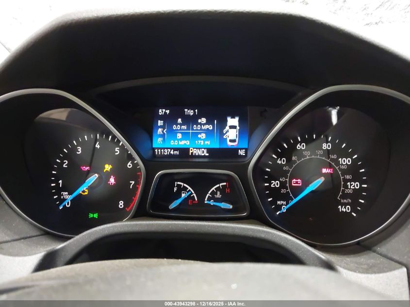 2016 Ford Focus Se VIN: 1FADP3K27GL250461 Lot: 43943298