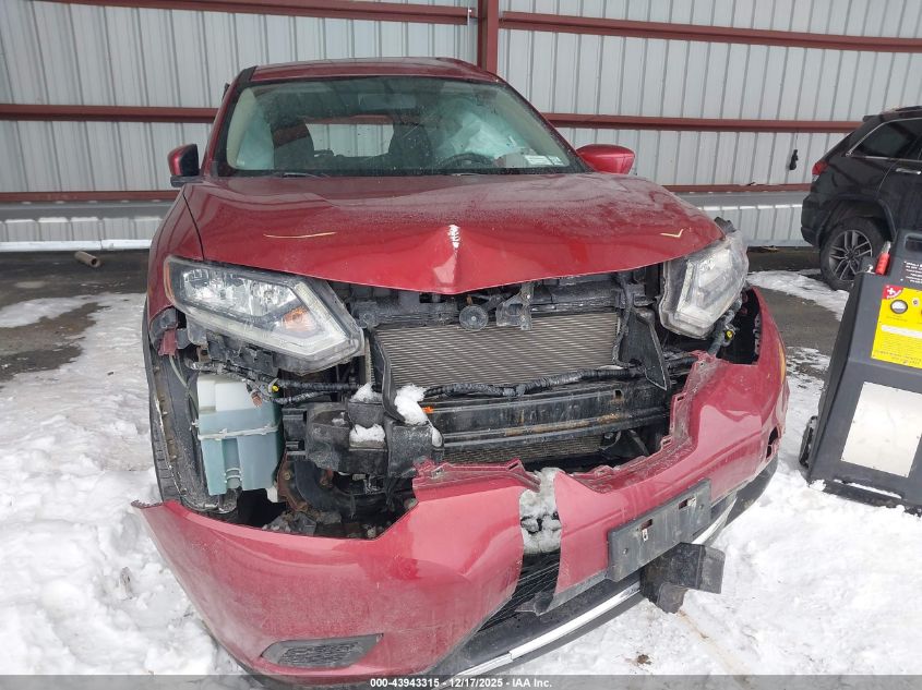 2016 Nissan Rogue S VIN: JN8AT2MV2GW137661 Lot: 43943315