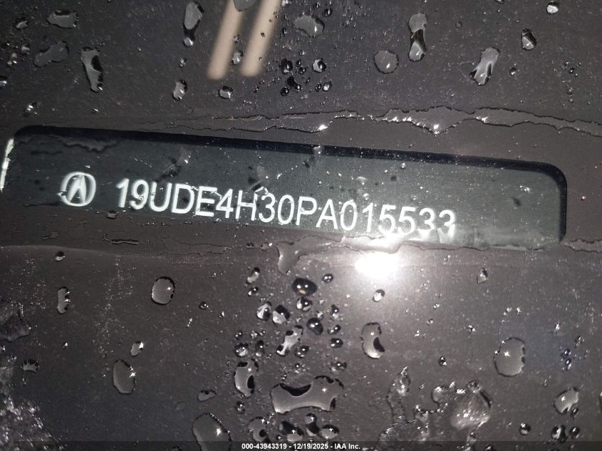 2023 Acura Integra A-Spec VIN: 19UDE4H30PA015533 Lot: 43943319