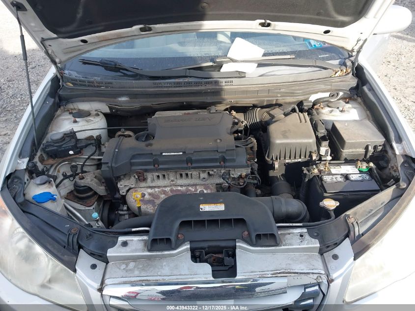 2010 Hyundai Elantra Blue VIN: KMHDU4AD7AU173051 Lot: 43943322