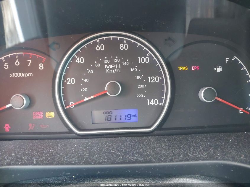 2010 Hyundai Elantra Blue VIN: KMHDU4AD7AU173051 Lot: 43943322