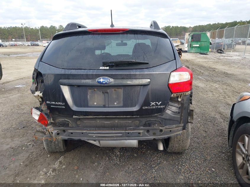 2015 Subaru Xv Crosstrek 2.0I Premium VIN: JF2GPACC4F8275937 Lot: 43943326