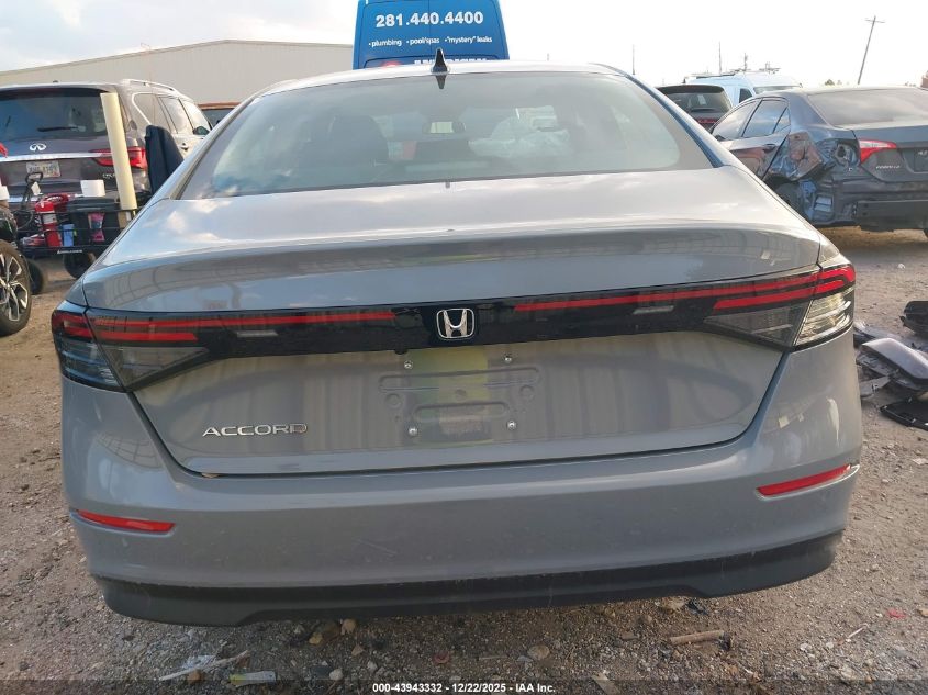2025 Honda Accord Se VIN: 1HGCY1F4XSA063515 Lot: 43943332