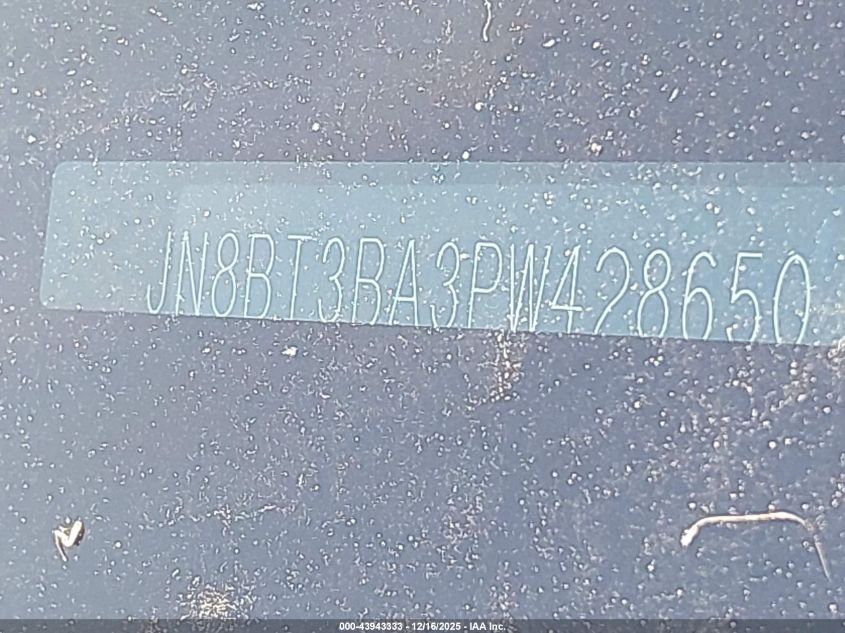 2023 Nissan Rogue Sv Fwd VIN: JN8BT3BA3PW428650 Lot: 43943333