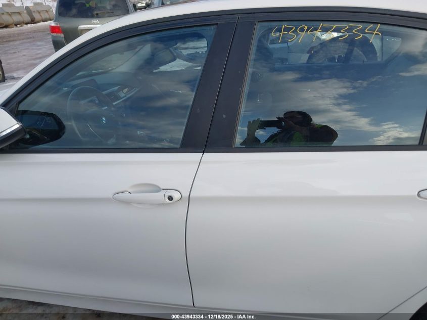 2015 BMW 328I xDrive VIN: WBA3B5C50FF960739 Lot: 43943334