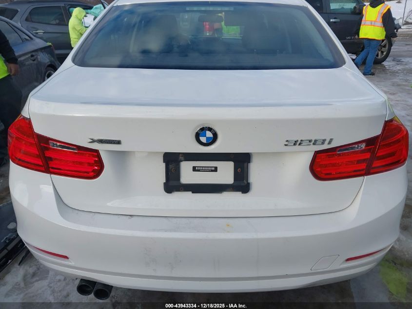 2015 BMW 328I xDrive VIN: WBA3B5C50FF960739 Lot: 43943334