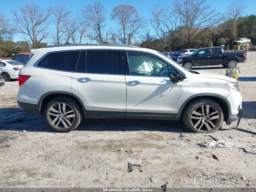 2016 Honda Pilot Touring VIN: 5FNYF6H96GB058259 Lot: 43943338