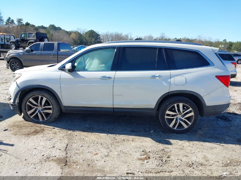 2016 Honda Pilot Touring VIN: 5FNYF6H96GB058259 Lot: 43943338