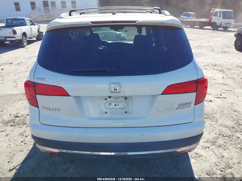 2016 Honda Pilot Touring VIN: 5FNYF6H96GB058259 Lot: 43943338