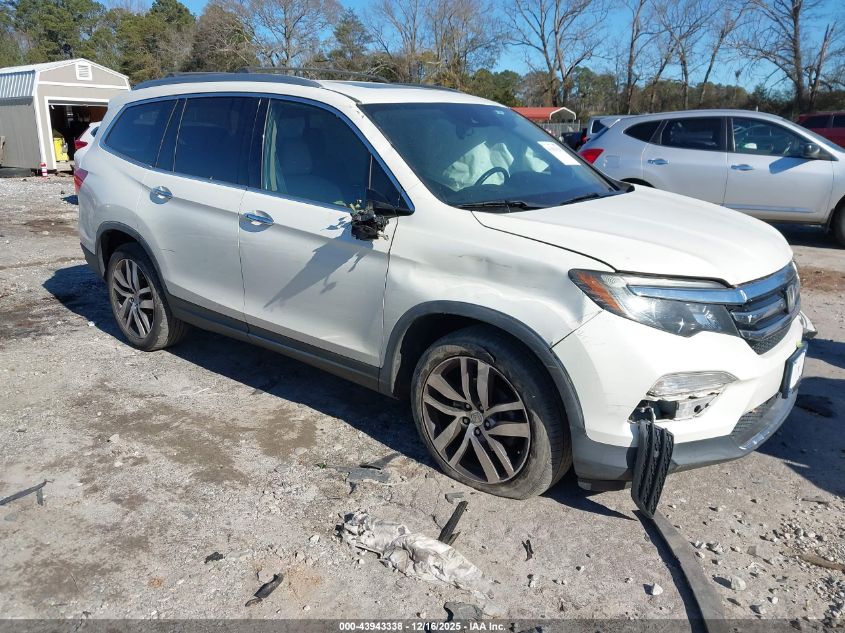 2016 Honda Pilot Touring VIN: 5FNYF6H96GB058259 Lot: 43943338