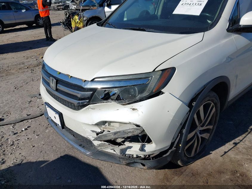 2016 Honda Pilot Touring VIN: 5FNYF6H96GB058259 Lot: 43943338