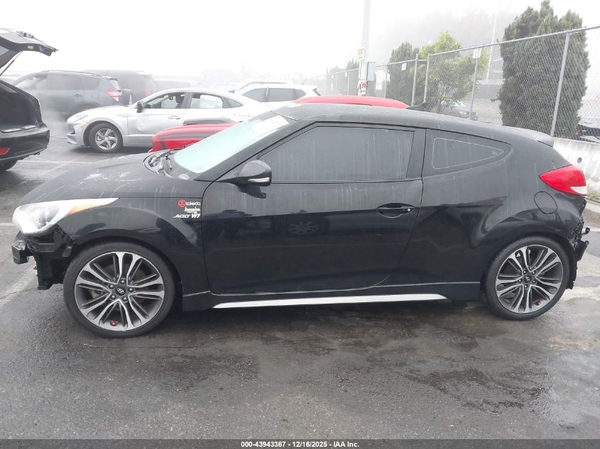 2016 Hyundai Veloster Turbo VIN: KMHTC6AE5GU286329 Lot: 43943367