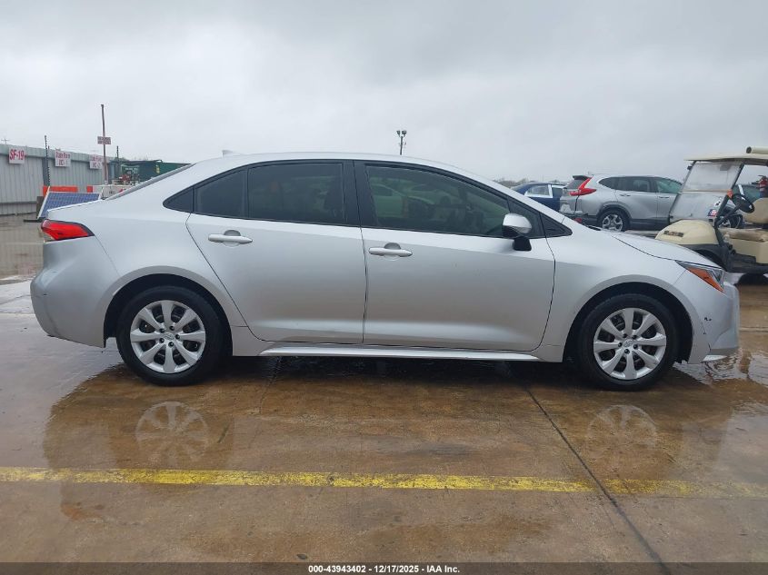 2022 Toyota Corolla Le VIN: JTDEPMAE9NJ202081 Lot: 43943402