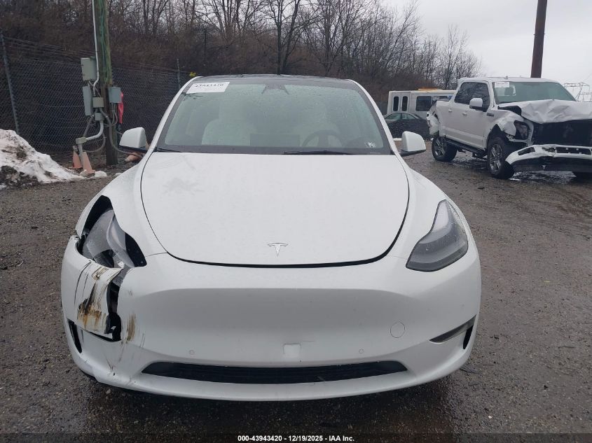 2022 Tesla Model Y Performance Dual Motor All-Wheel Drive VIN: 7SAYGDEF9NF539604 Lot: 43943420